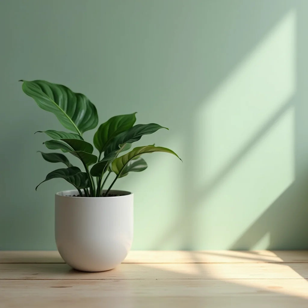 Evoliv Eero Tisch Pflanzgefäss - Tischpflanzgefäß im Fokus Grüne Akzente für Zuhause