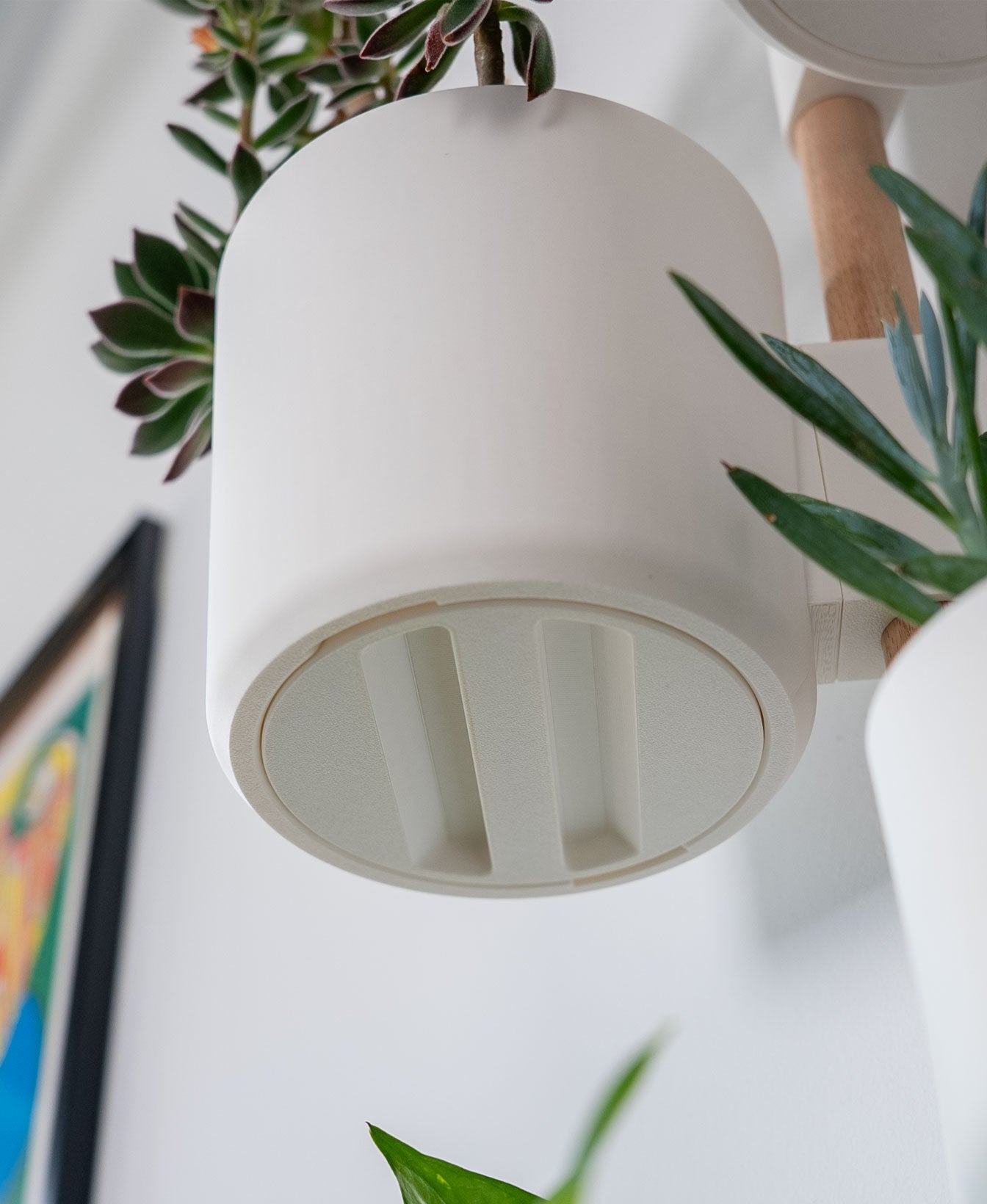 Modulare Wandhalterung für Pflanzen – Vertikale Design-Schiene