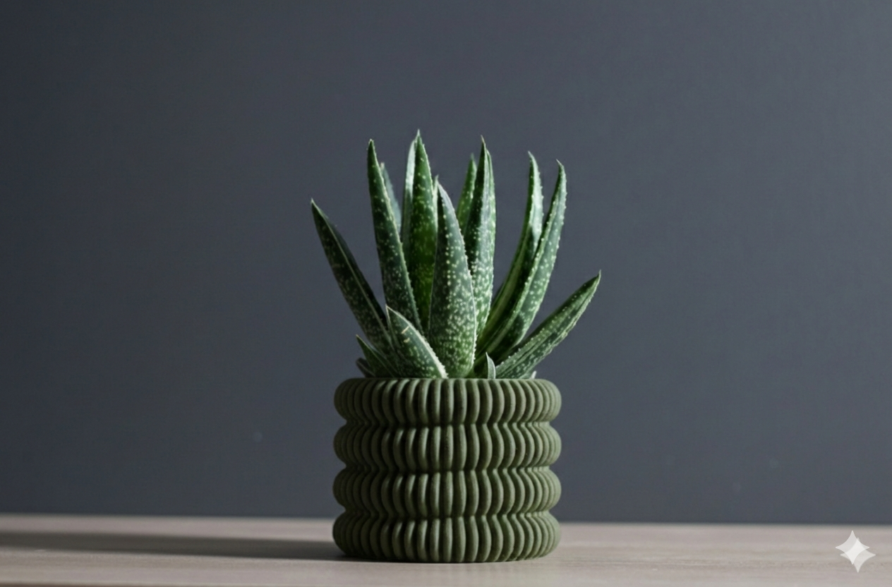 Evoliv Clifton – Modernes Tisch Pflanzgefäss mit integrierter Tropfschale aus der Schweiz