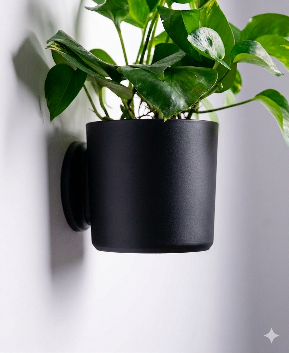 Evoliv LG03 – Wandblumentopf mit Tropfschale